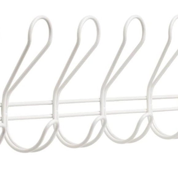 Franklin Brass 18.23" Coat and Hat Hook Rail/ Chrome/Wall Mounted/ brand new - Picture 2 of 7